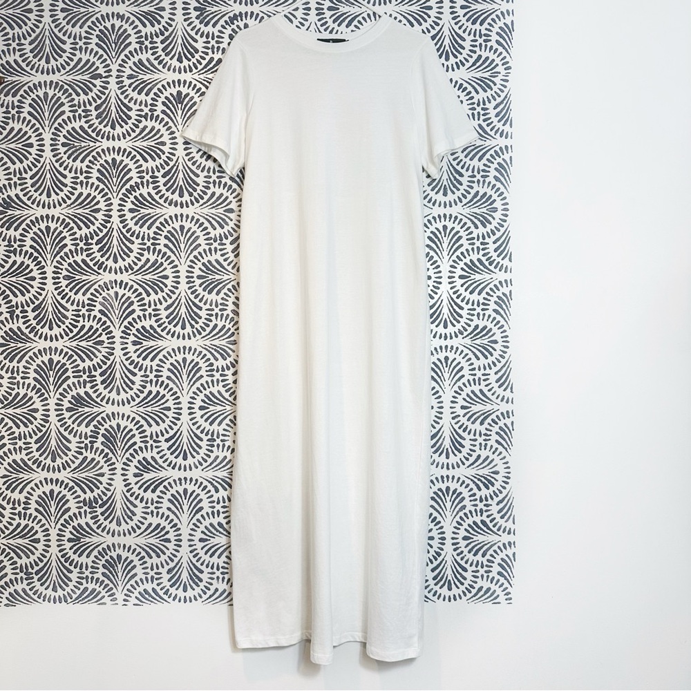 Tuckernuck Pomander Place White Cotton Maxi Zoe Tee Dress